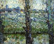 Vincent Van Gogh Orchard in Bloom with Poplars USA oil painting artist